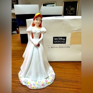 Royal Doulton Porcelain Ariel Wedding Day Figurine 8” NIB